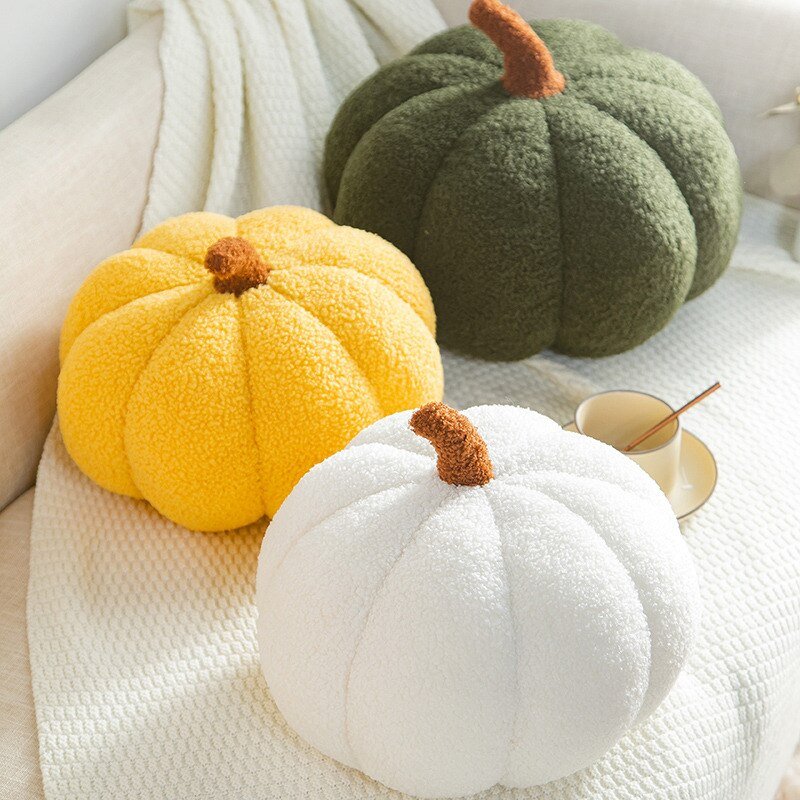 Harvest Haven Plush Pumpkin Pillows – Elegant Autumn Accents for a Warm, Inviting Home - All Around Casa