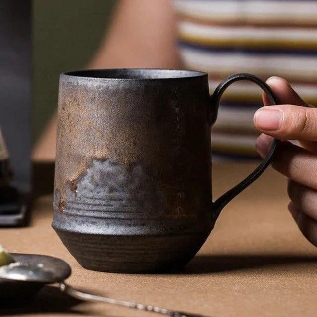 HearthStone Luxe Ceramic Mugs – Handcrafted Elegance for Cozy Moments - All Around Casa