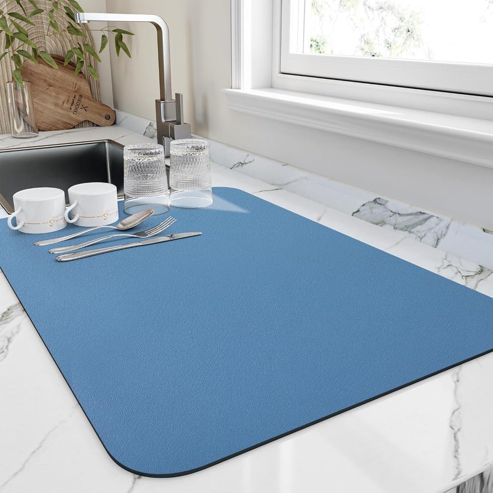 HydroLuxe – Elegant Quick - Dry Kitchen Mat for a Sleek, Tidy Space - All Around Casa