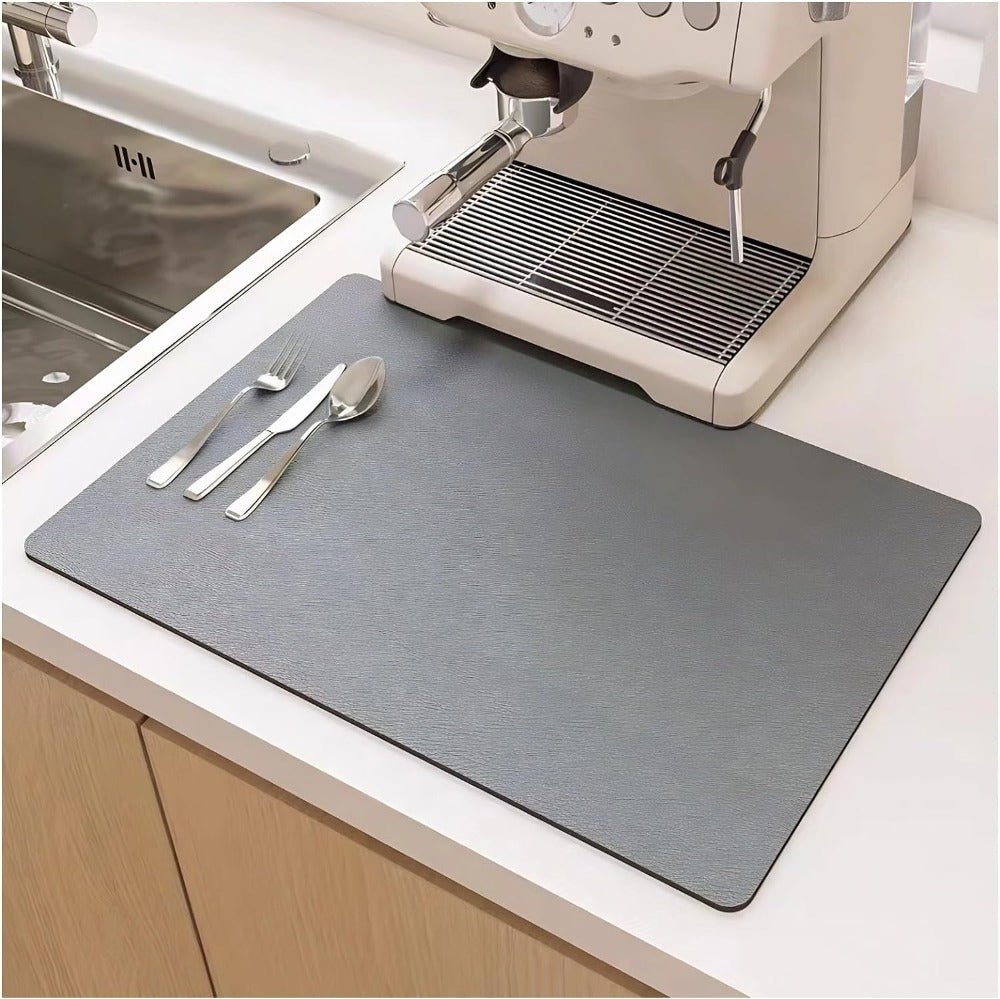 HydroLuxe – Elegant Quick - Dry Kitchen Mat for a Sleek, Tidy Space - All Around Casa