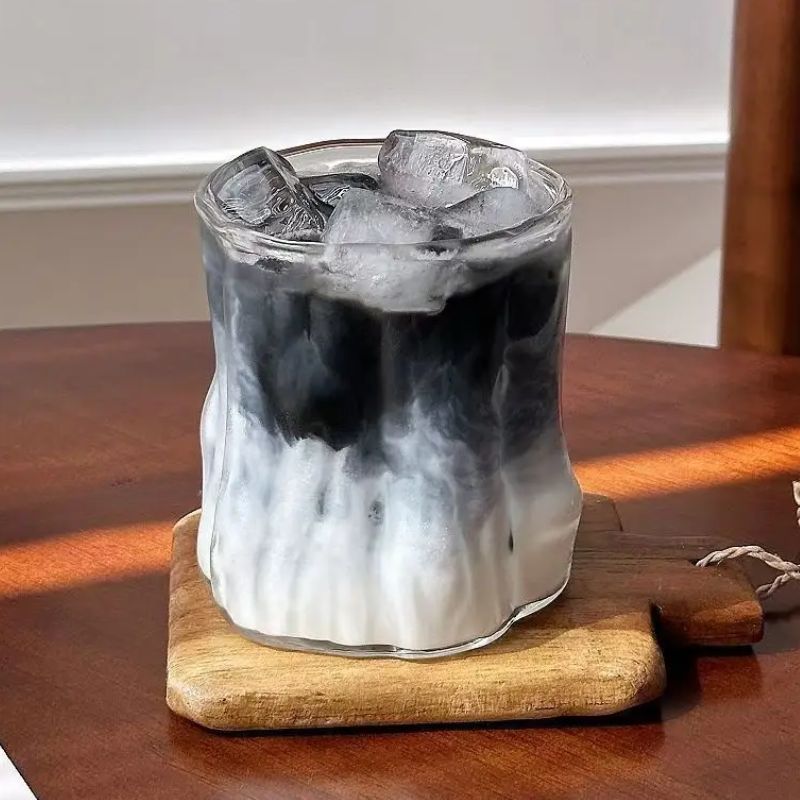 LodenAura Elegant Glass Cup with Japanese - Inspired Serenity - All Around Casa