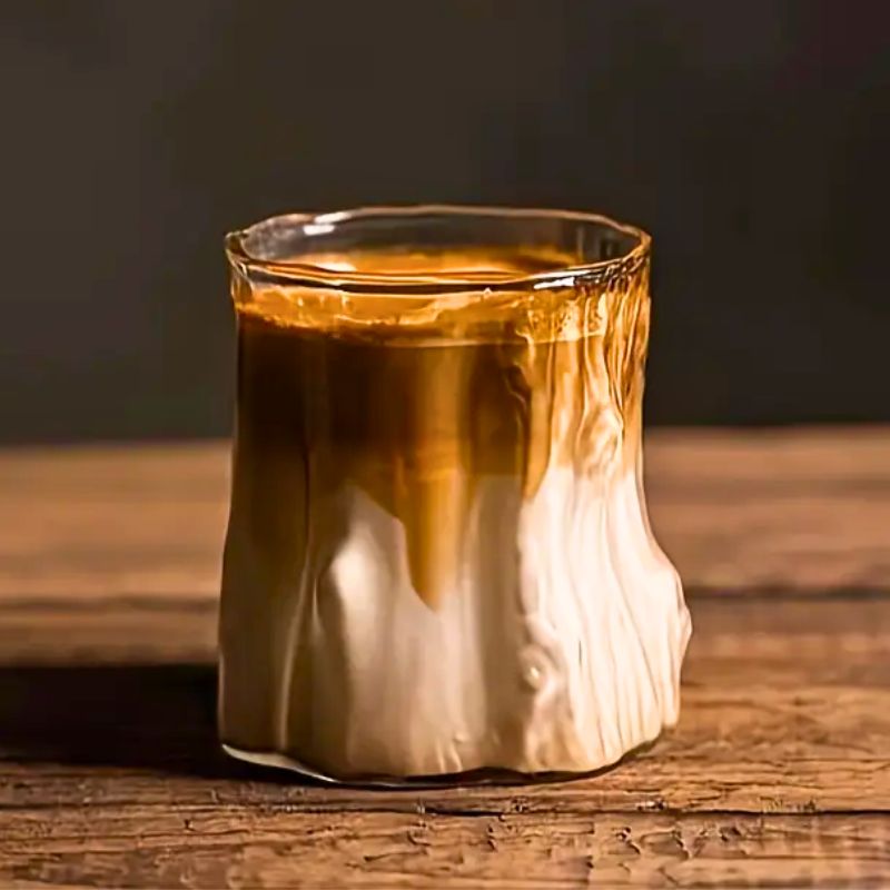 LodenAura Elegant Glass Cup with Japanese - Inspired Serenity - All Around Casa