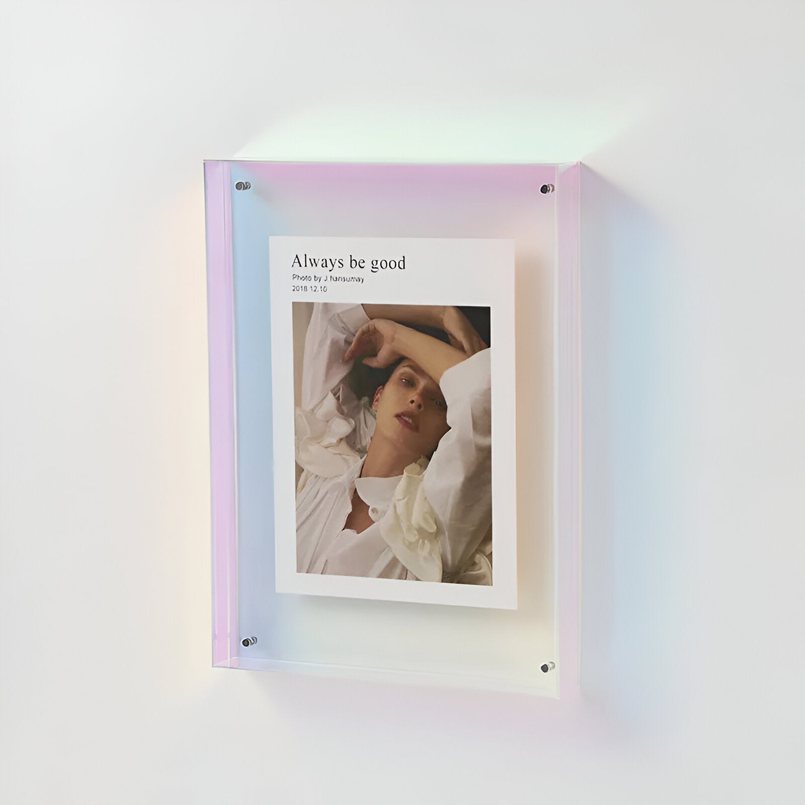 LucentFrame Elegant Acrylic Photo Frame for a Minimalist Modern Display - All Around Casa