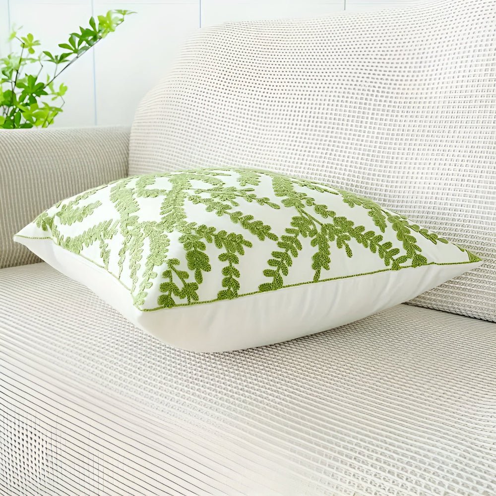 LushHaven Botanical Cushion Cover – Elegant Nature - Inspired Accent for Modern Living - All Around Casa