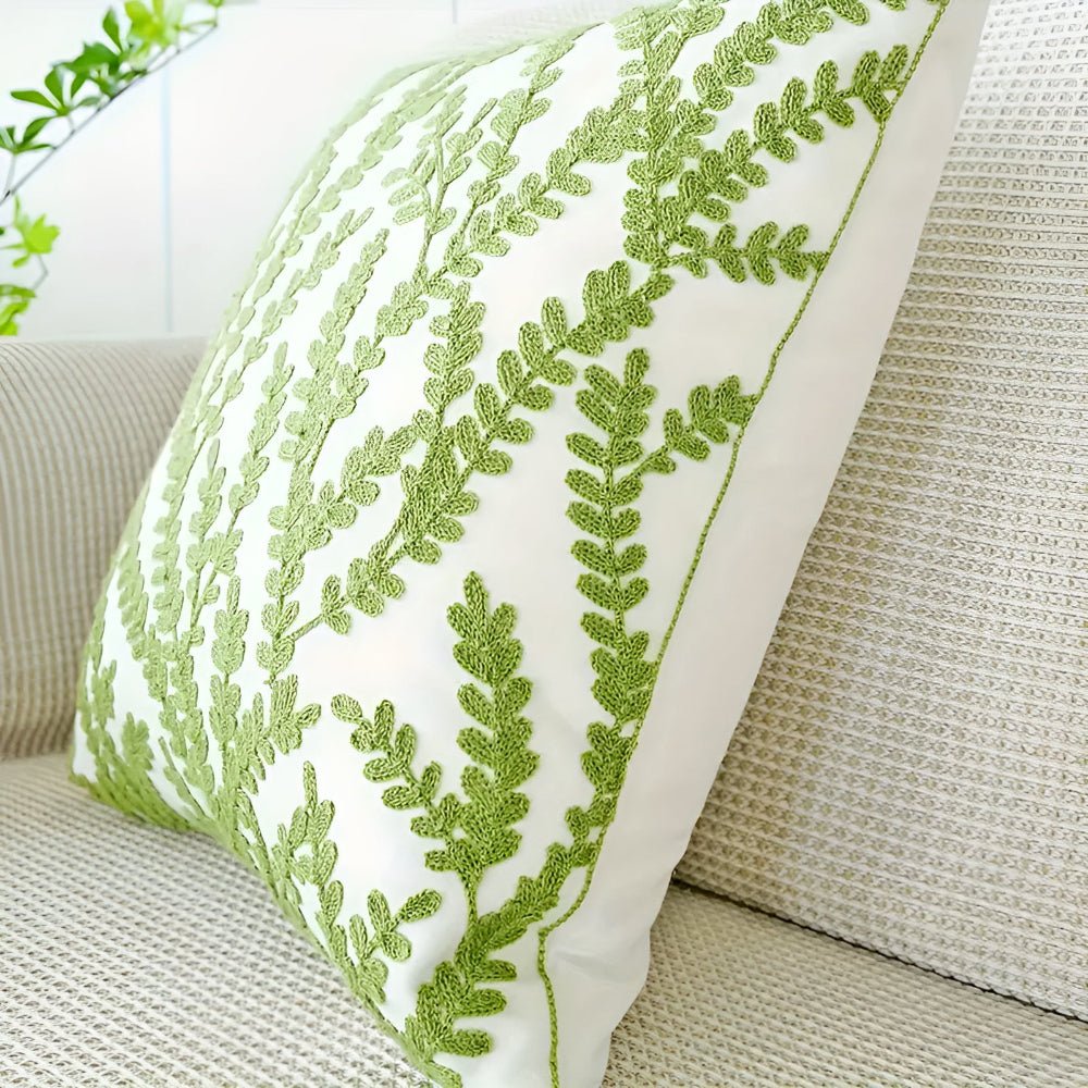 LushHaven Botanical Cushion Cover – Elegant Nature - Inspired Accent for Modern Living - All Around Casa