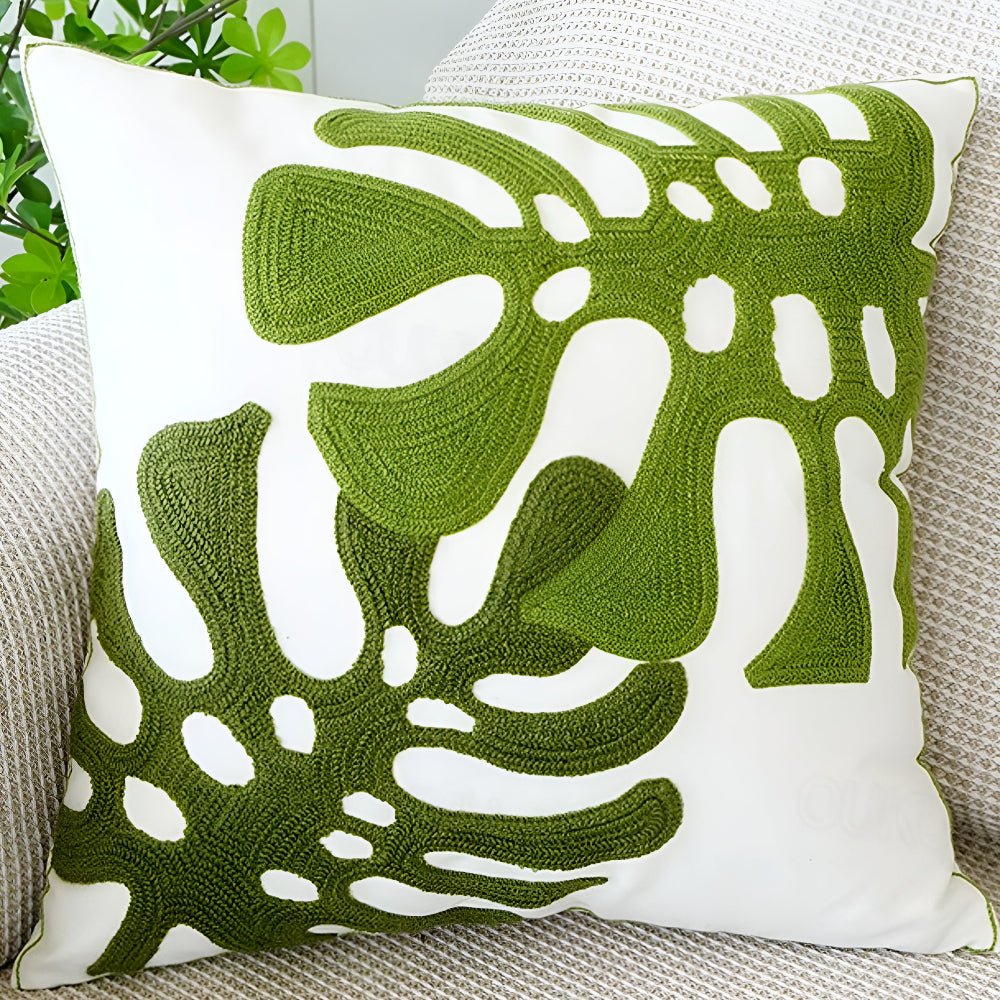 LushHaven Botanical Cushion Cover – Elegant Nature - Inspired Accent for Modern Living - All Around Casa