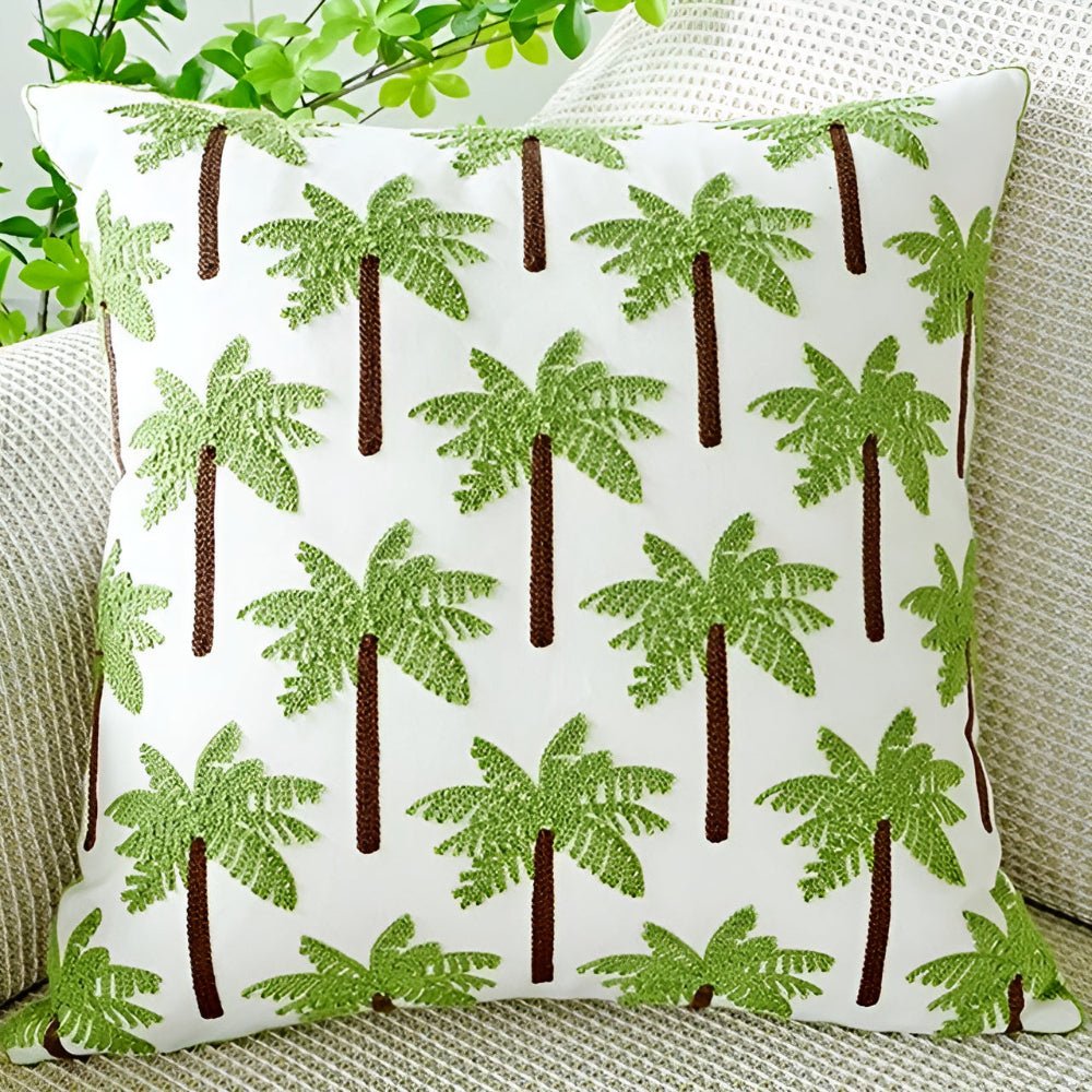 LushHaven Botanical Cushion Cover – Elegant Nature - Inspired Accent for Modern Living - All Around Casa