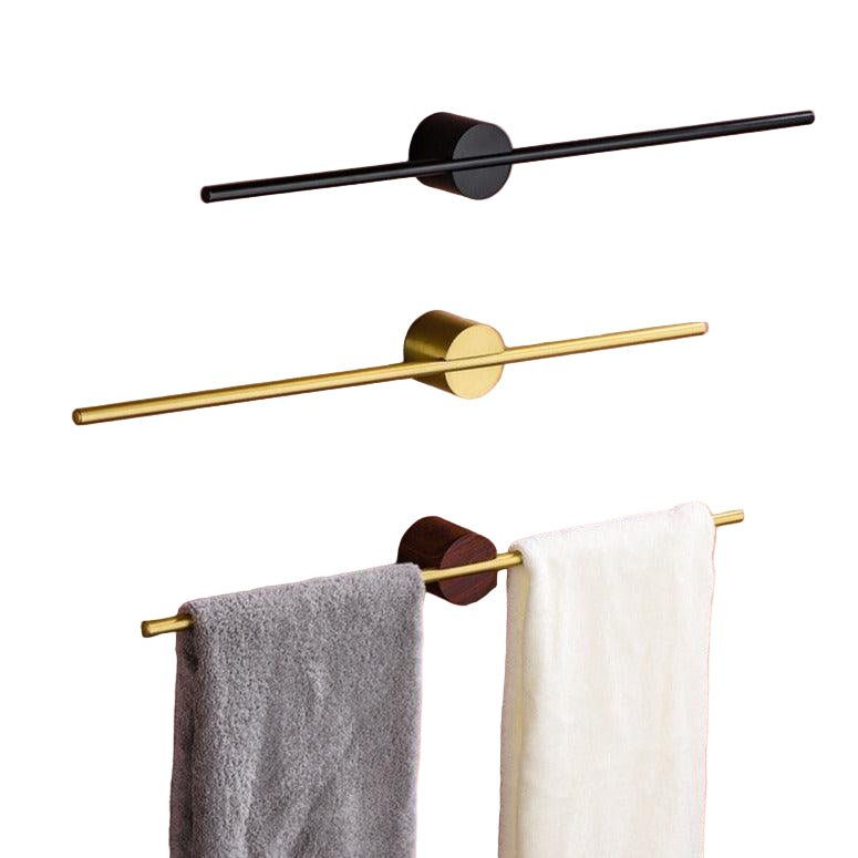 LustraForm Elegant Metal Towel Rack – Minimalist Design for Modern Bathrooms - All Around Casa