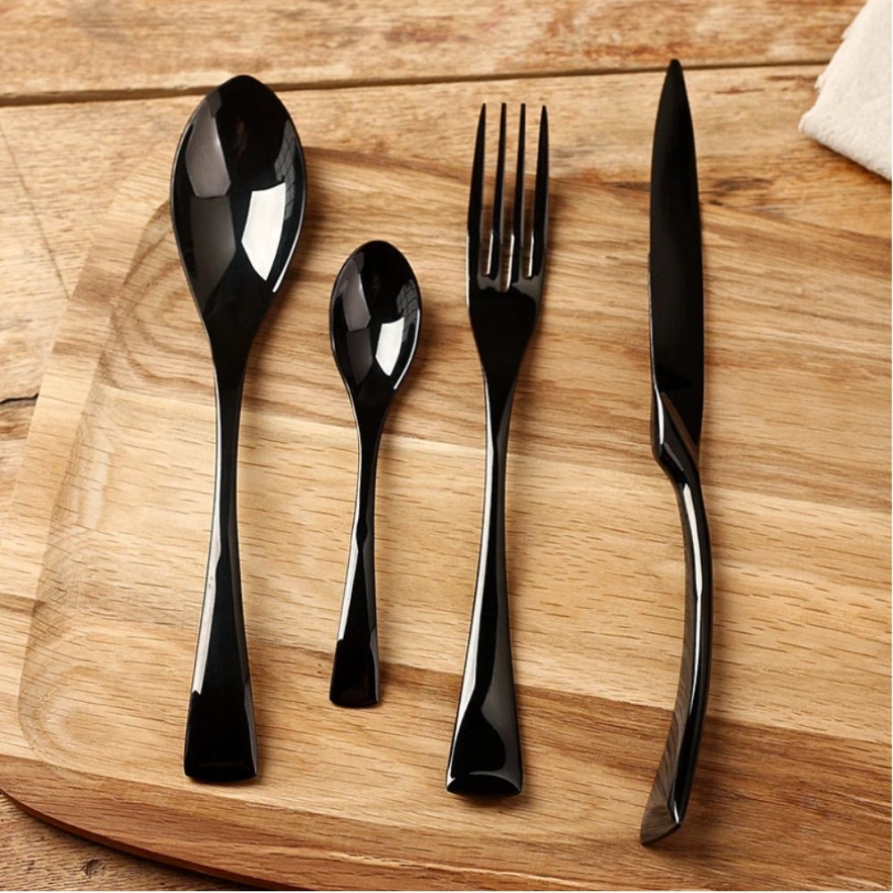 LustraSteel Elegant Cutlery Set – Timeless Dining Sophistication - All Around Casa