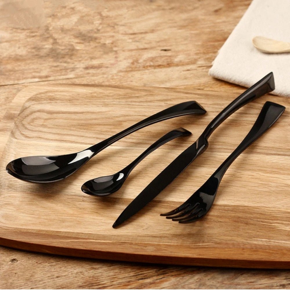 LustraSteel Elegant Cutlery Set – Timeless Dining Sophistication - All Around Casa
