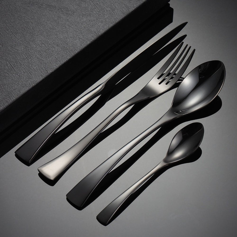LustraSteel Elegant Cutlery Set – Timeless Dining Sophistication - All Around Casa