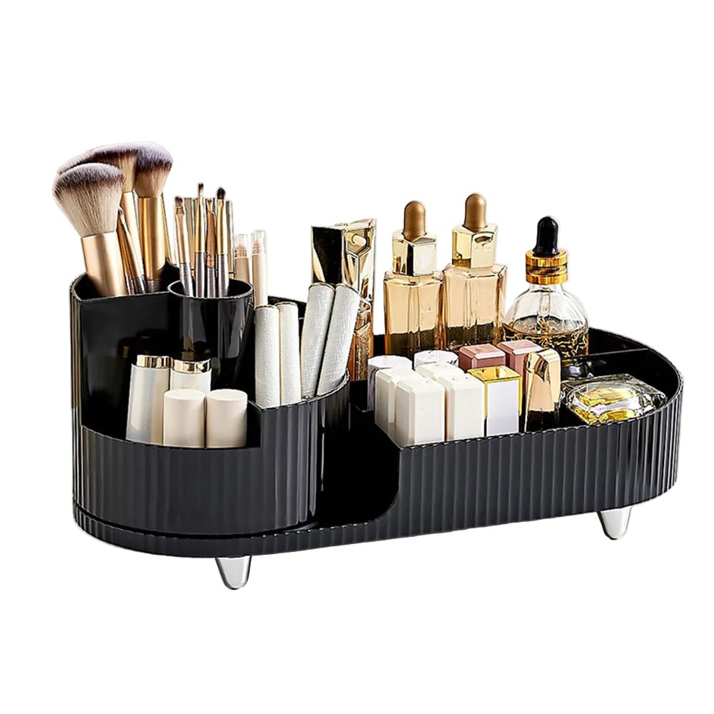 LustraVue Elegant Rotating Beauty Organizer for a Chic, Clutter - Free Vanity - All Around Casa