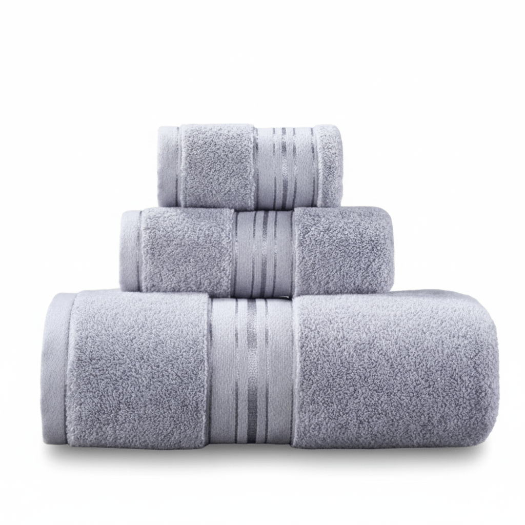 LuxeHaven Egyptian Cotton Towel Set – Soft, Absorbent Towels for a Refined Bath Experience - All Around Casa