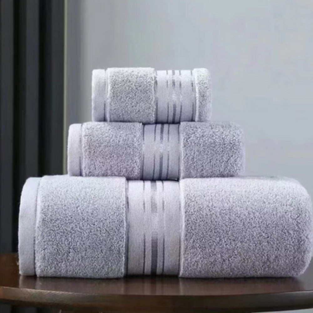 LuxeHaven Egyptian Cotton Towel Set – Soft, Absorbent Towels for a Refined Bath Experience - All Around Casa