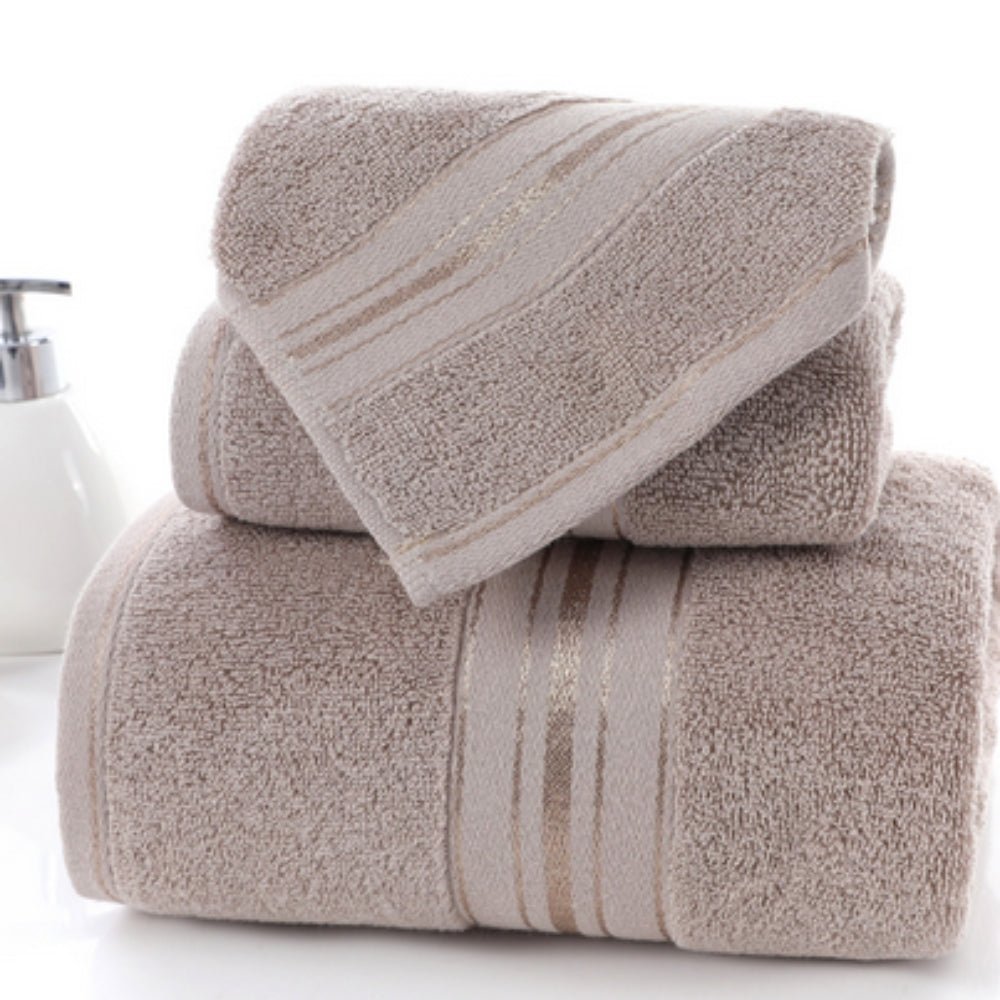 LuxeHaven Egyptian Cotton Towel Set – Soft, Absorbent Towels for a Refined Bath Experience - All Around Casa