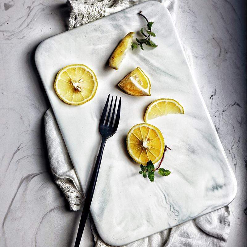 Marbella Luxe Marble Board – Elegant Kitchen Accent for Sophisticated Serving - All Around Casa
