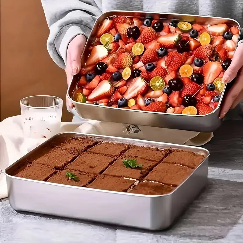 PureForm Luxe Stainless Steel Food Storage Set – Elegant Stackable Containers for Fresh & Organized Living - All Around Casa