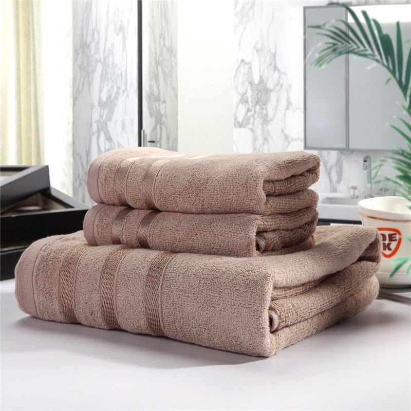 SerenBamboo Luxe Bath Towel Set – Silky Soft Comfort for a Spa - Like Retreat - All Around Casa