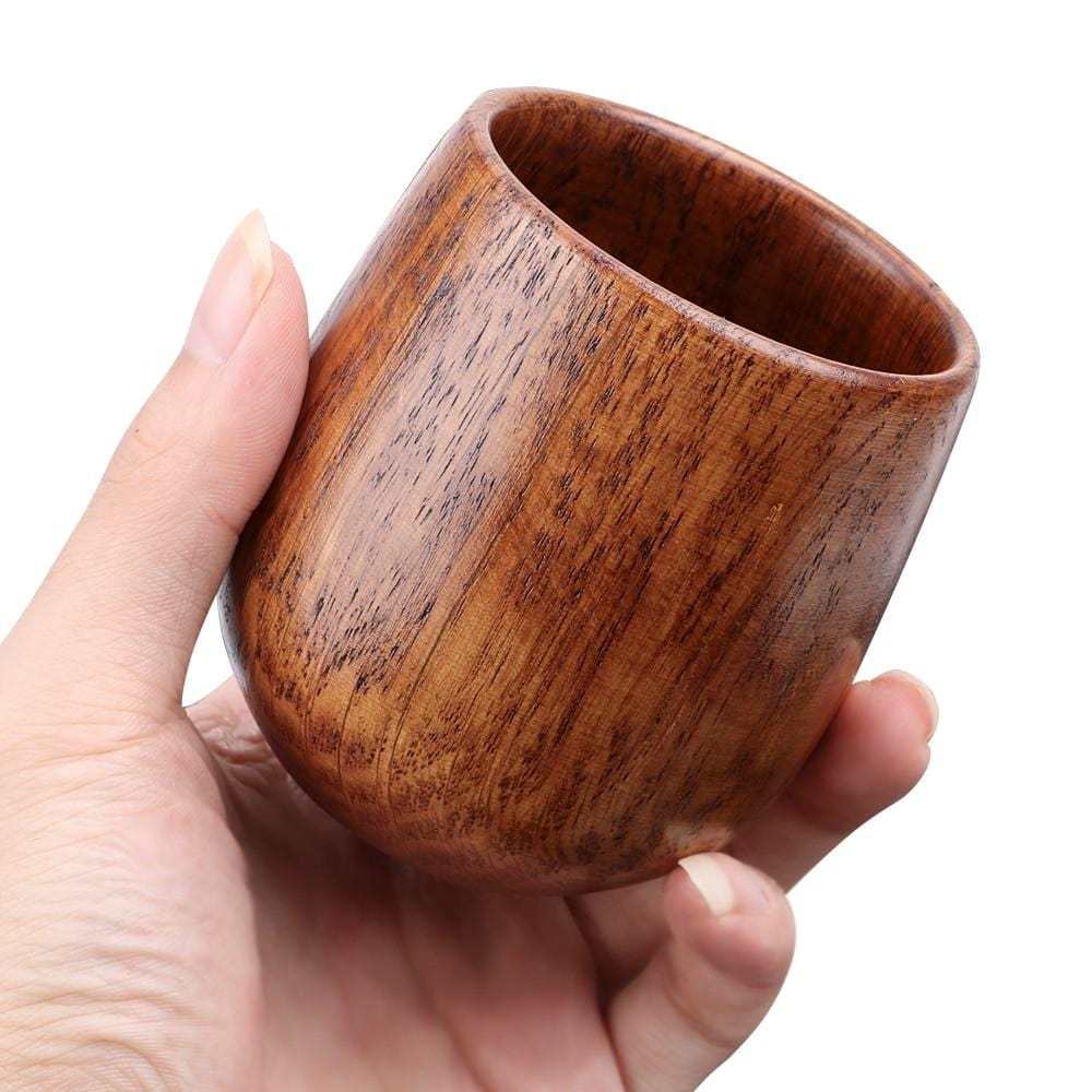 SerenOak Elegant Wood Cup for a Warm, Natural Touch - All Around Casa