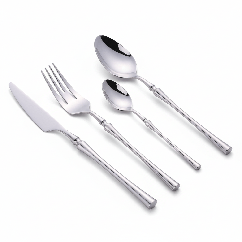 Silvara Luxe Stainless Cutlery Set – Elegant Dining Essentials for a Refined Table - All Around Casa