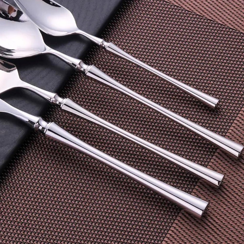 Silvara Luxe Stainless Cutlery Set – Elegant Dining Essentials for a Refined Table - All Around Casa