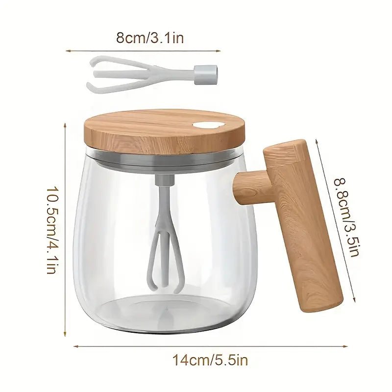 StirMate Smart Self - Stirring Mug – Effortless Mixing for Coffee, Tea & More - All Around Casa
