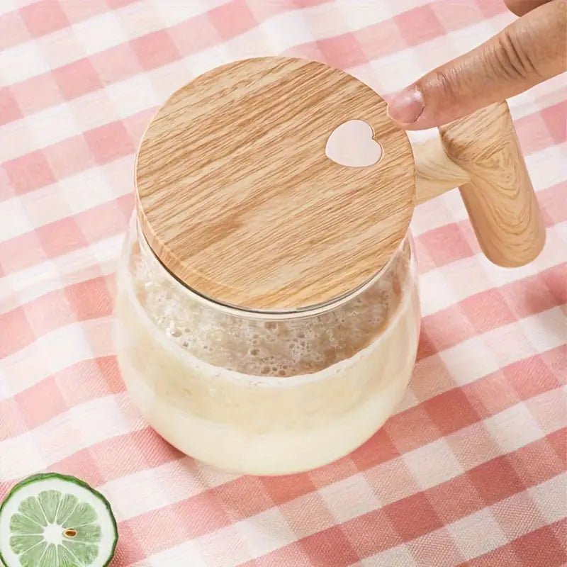 StirMate Smart Self - Stirring Mug – Effortless Mixing for Coffee, Tea & More - All Around Casa