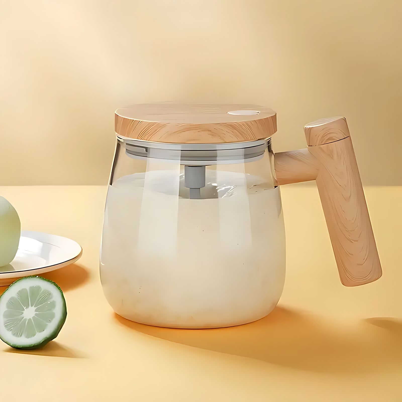 StirMate Smart Self - Stirring Mug – Effortless Mixing for Coffee, Tea & More - All Around Casa