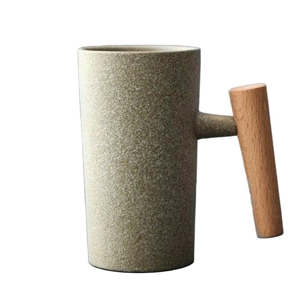 TerraLuxe Ceramic Mug – Elegant Nature - Inspired Drinkware for a Serene Coffee or Tea Ritual - All Around Casa