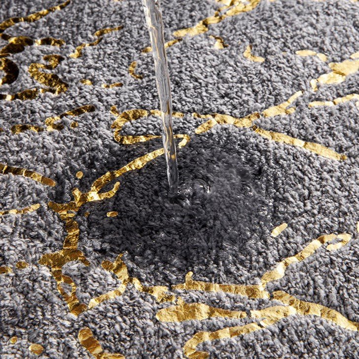 Veloria Elegant Marble Bath Mat for a Refined Spa Ambiance - All Around Casa