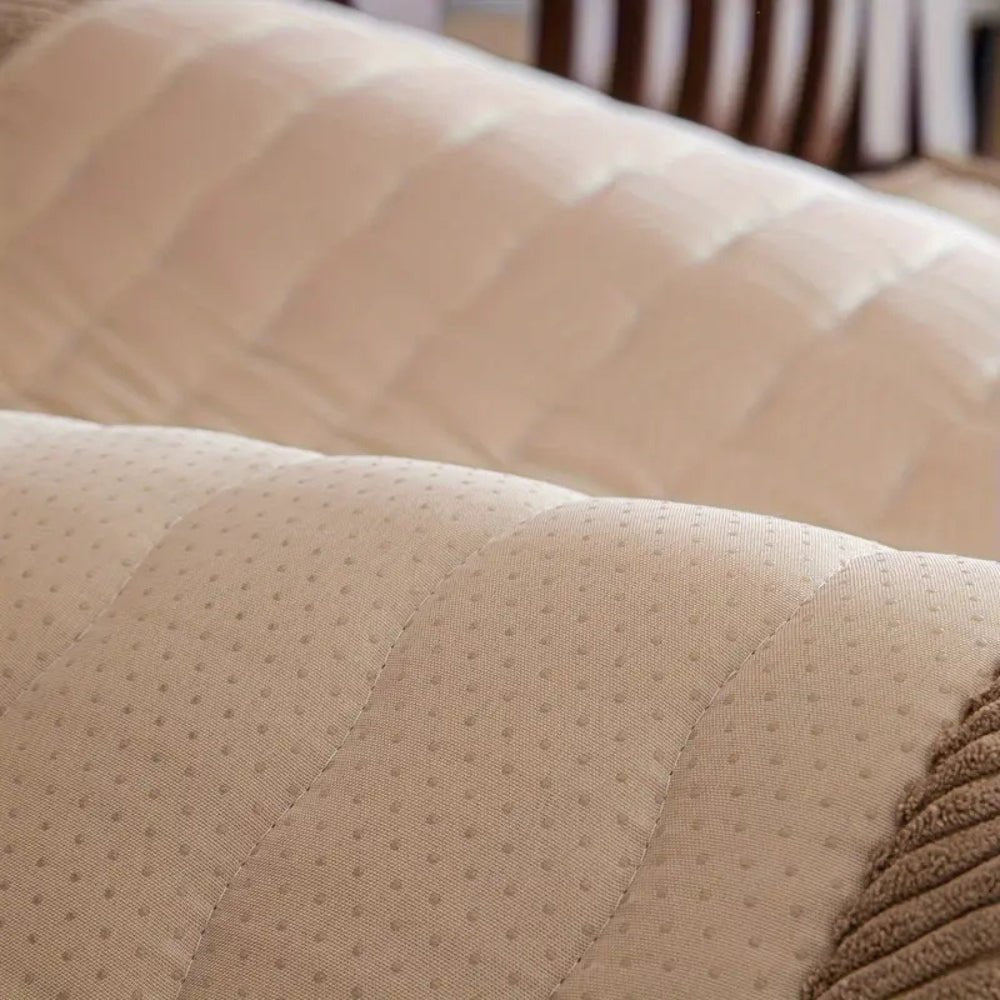 VeluCasa Plush Sofa Cover | Thick, Luxurious Protection for a Cozy & Stylish Home - All Around Casa