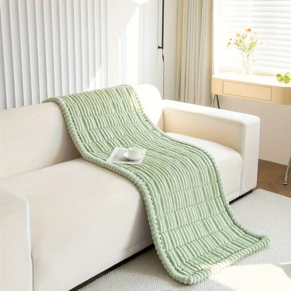Velura Luxe Sofa Cover – Elegant Pleated Comfort for a Refined Living Space - All Around Casa