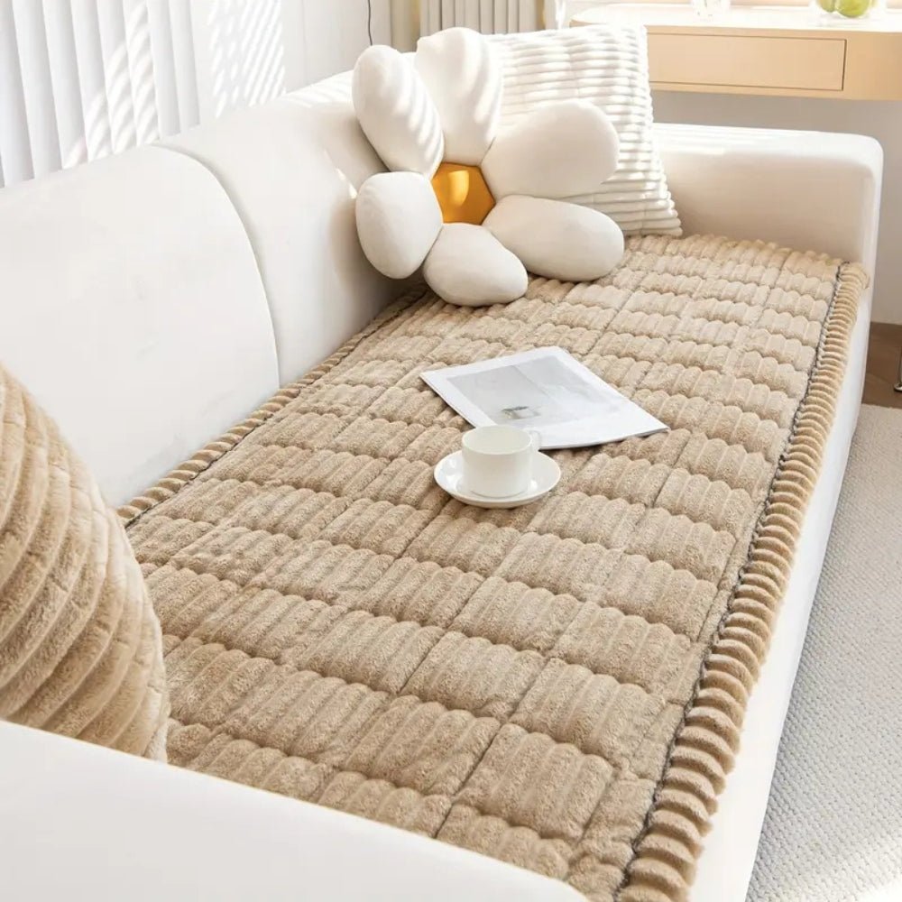 Velura Luxe Sofa Cover – Elegant Pleated Comfort for a Refined Living Space - All Around Casa