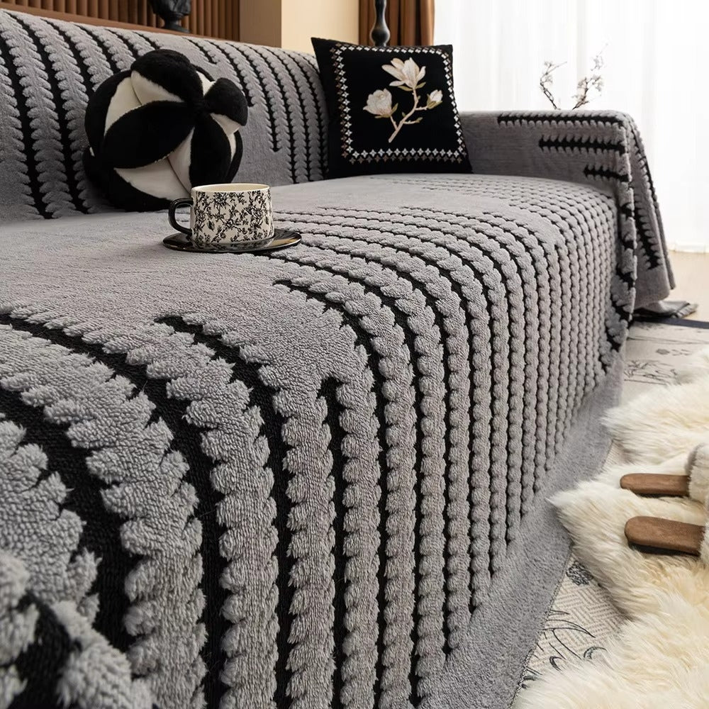 Velvéra Luxe Tufted Sofa Cover – Elegant Warmth for a Timeless Living Space - All Around Casa