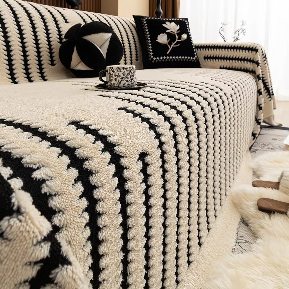 Velvéra Luxe Tufted Sofa Cover – Elegant Warmth for a Timeless Living Space - All Around Casa