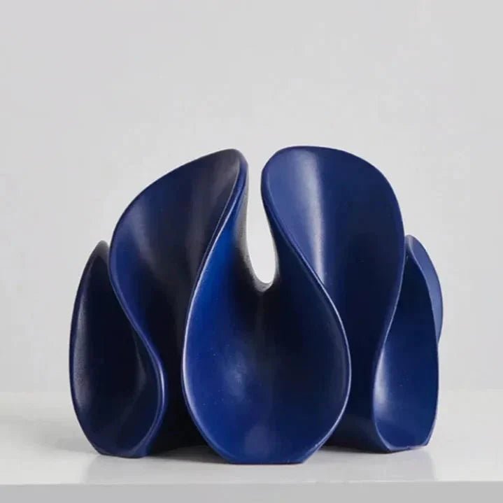 WaveBloom – Elegant Resin Art Sculpture for a Modern Minimalist Interior - All Around Casa
