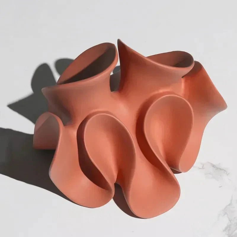 WaveBloom – Elegant Resin Art Sculpture for a Modern Minimalist Interior - All Around Casa