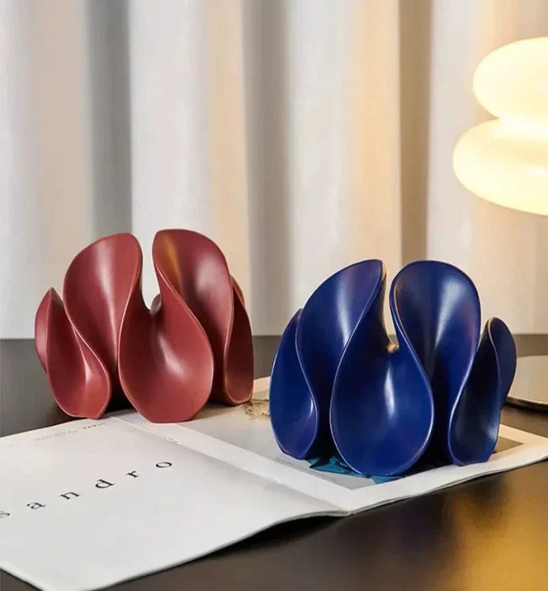 WaveBloom – Elegant Resin Art Sculpture for a Modern Minimalist Interior - All Around Casa