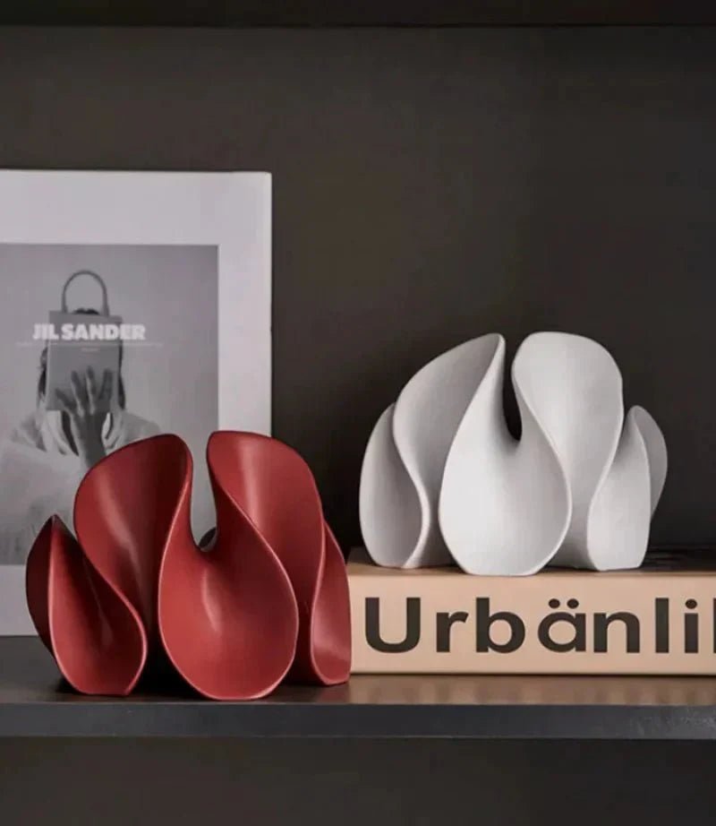 WaveBloom – Elegant Resin Art Sculpture for a Modern Minimalist Interior - All Around Casa