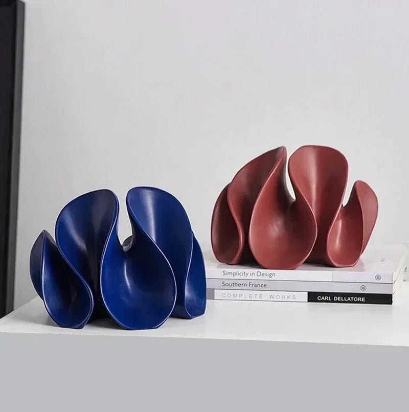 WaveBloom – Elegant Resin Art Sculpture for a Modern Minimalist Interior - All Around Casa