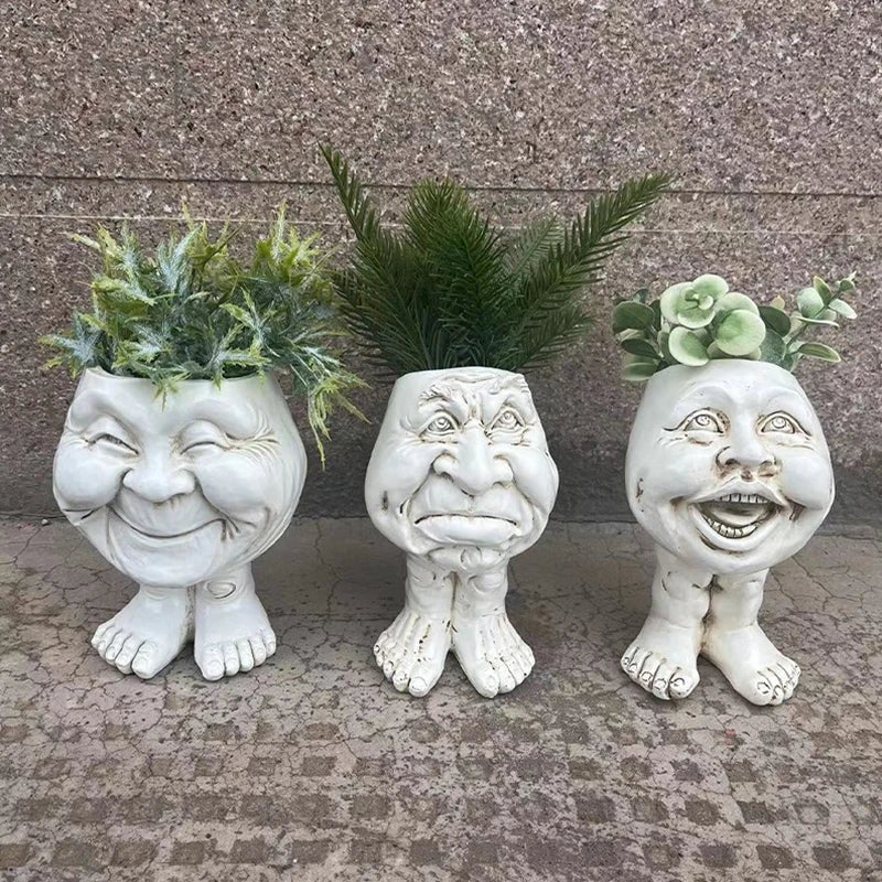 WhimsiGlow Character Planters – Playful Decorative Pots for Charming Interiors & Gardens - All Around Casa