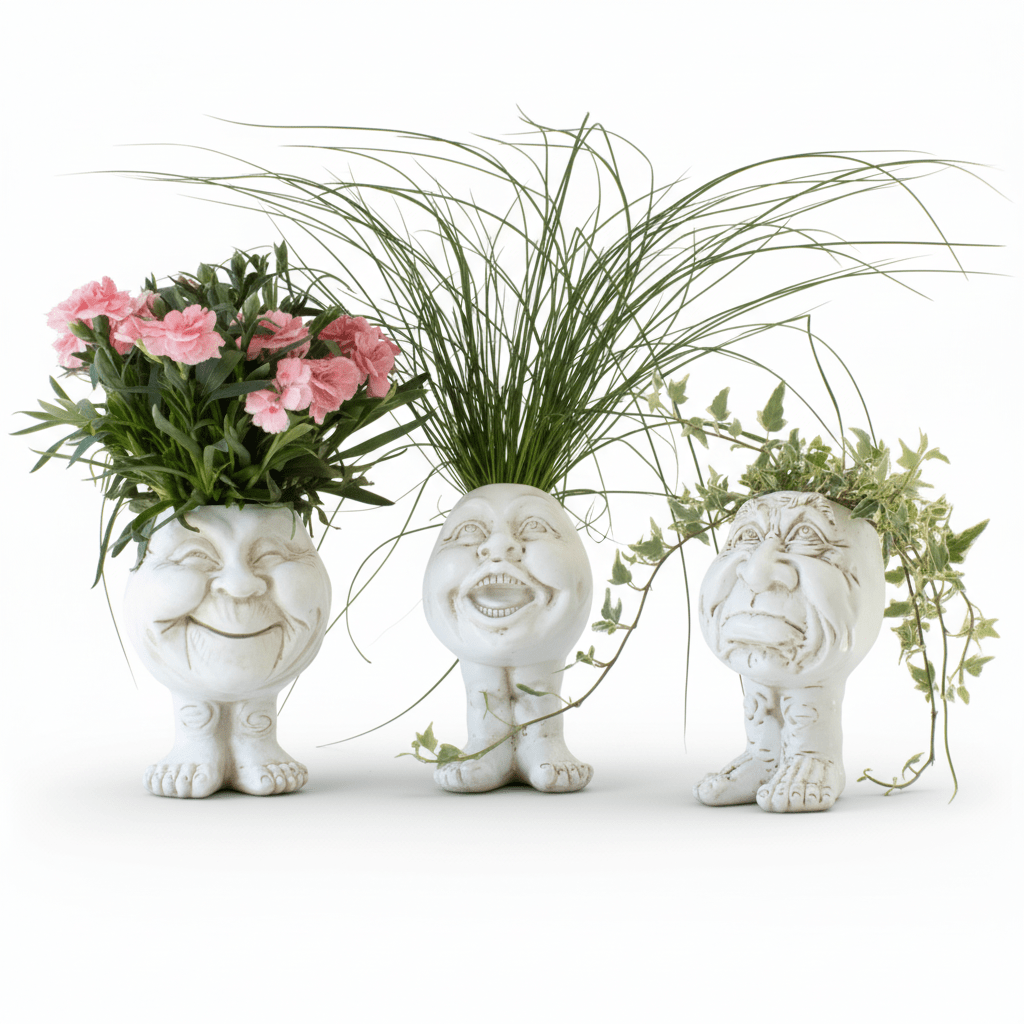 WhimsiGlow Character Planters – Playful Decorative Pots for Charming Interiors & Gardens - All Around Casa