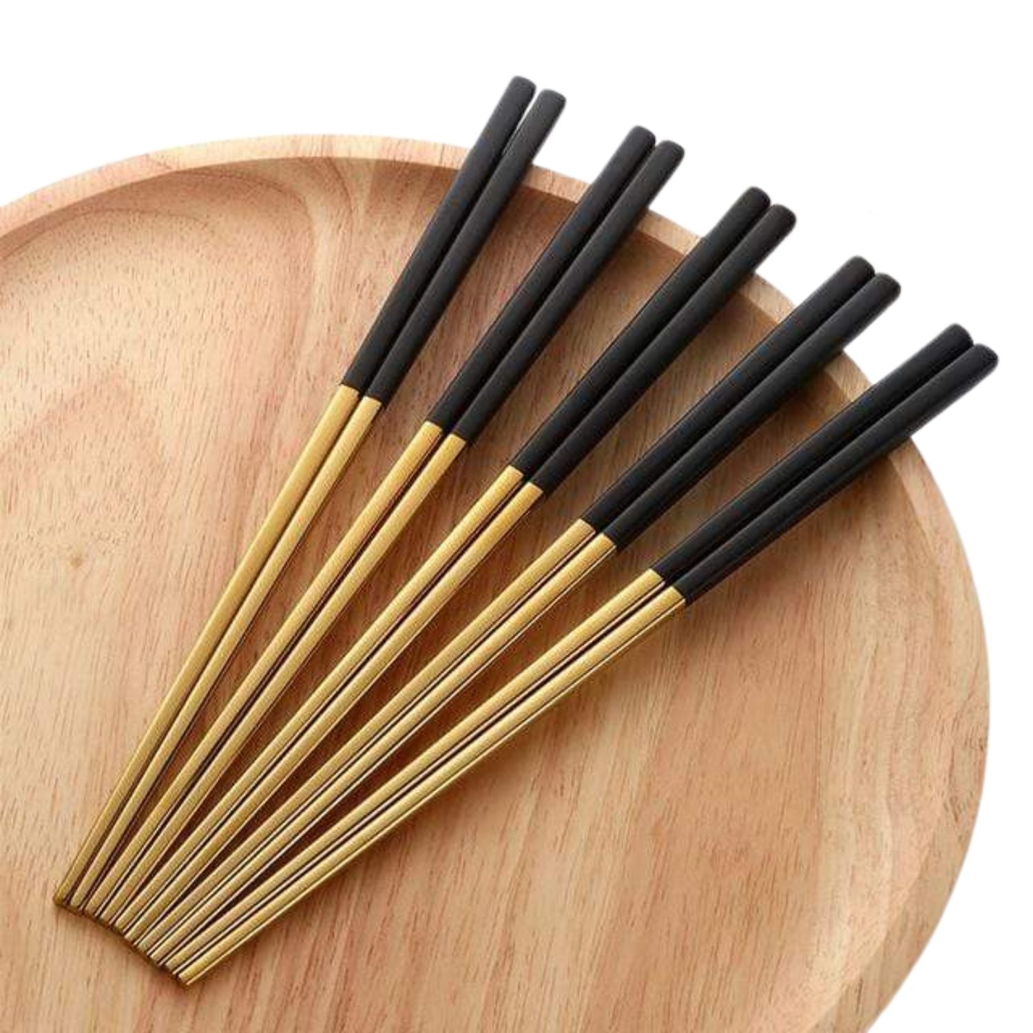 Zenith Dine Elegant Stainless Steel Chopstick Set for Contemporary Tables - All Around Casa