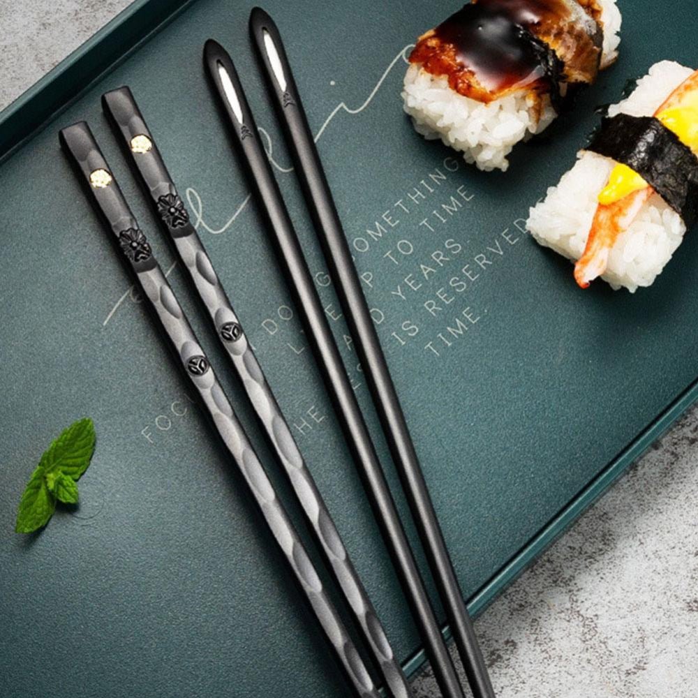Zenith Dining – Elegant Alloy Chopsticks Set for Modern Entertaining - All Around Casa
