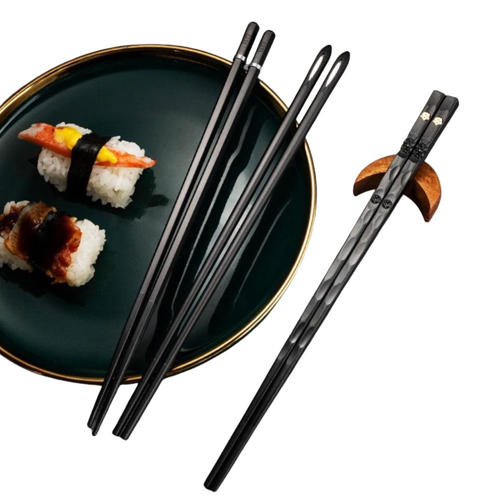 Zenith Dining – Elegant Alloy Chopsticks Set for Modern Entertaining - All Around Casa