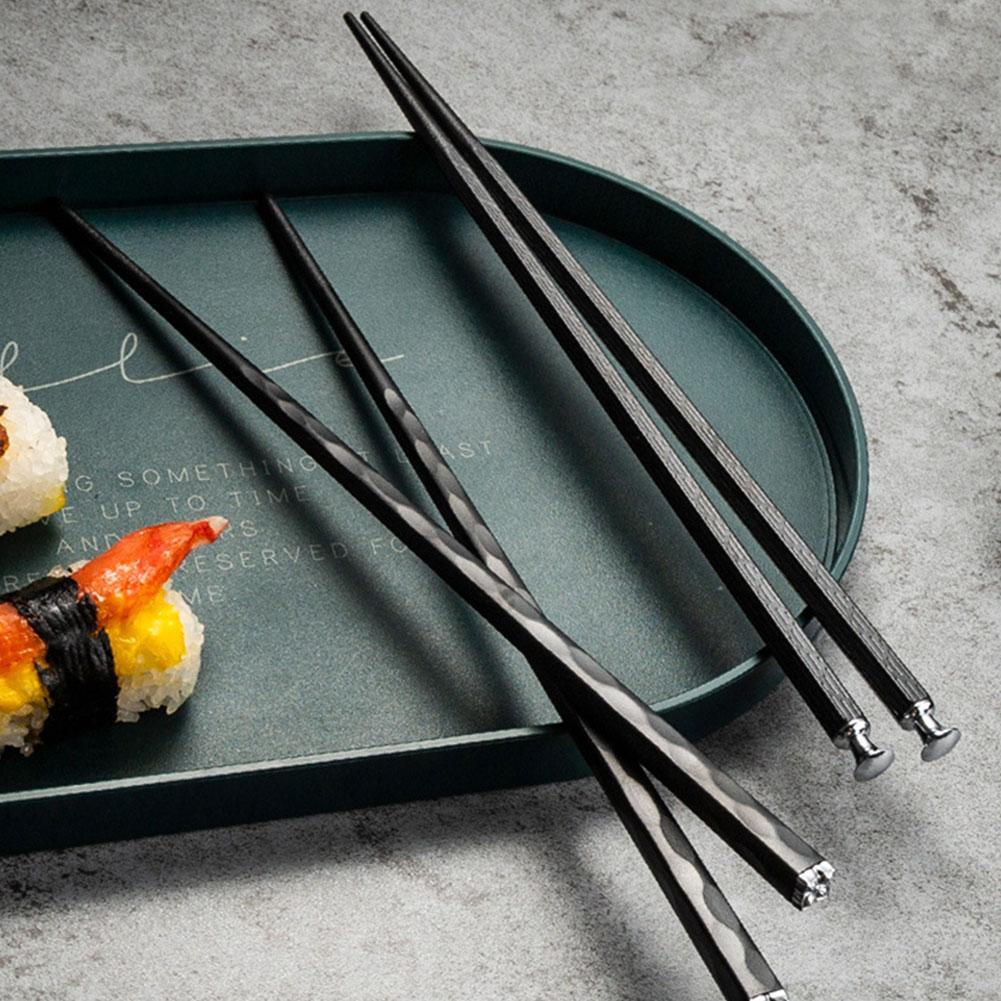 Zenith Luxe Chopsticks Set – Elegant Alloy Dining Essentials for Modern Tables - All Around Casa