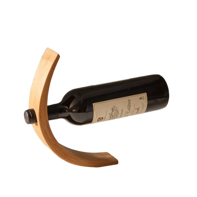 ZenVine Elegant Bamboo Wine Holder for a Minimalist Display - All Around Casa