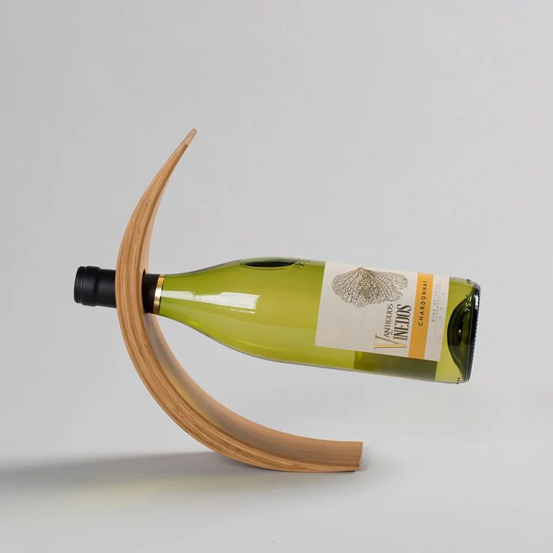 ZenVine Elegant Bamboo Wine Holder for a Minimalist Display - All Around Casa